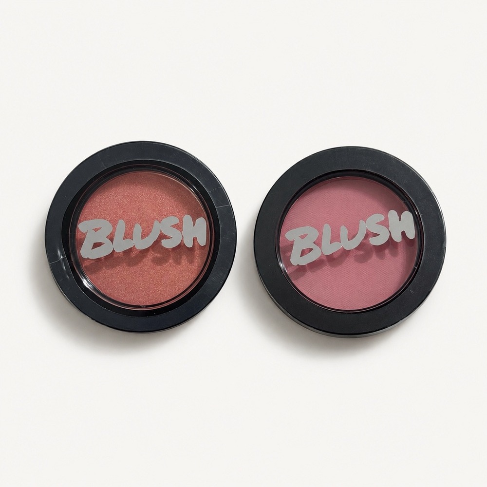 2 PC Set ModelCo Blush Cheek Powder Peach Bellini 02 Cosmopolitan Pink 01 NEW
